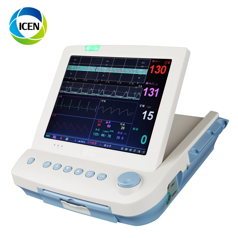 in-C011-1 Hot Sale Portable Color Doppler Ctg Machine Maternal Fetal Heart Rate Monitor