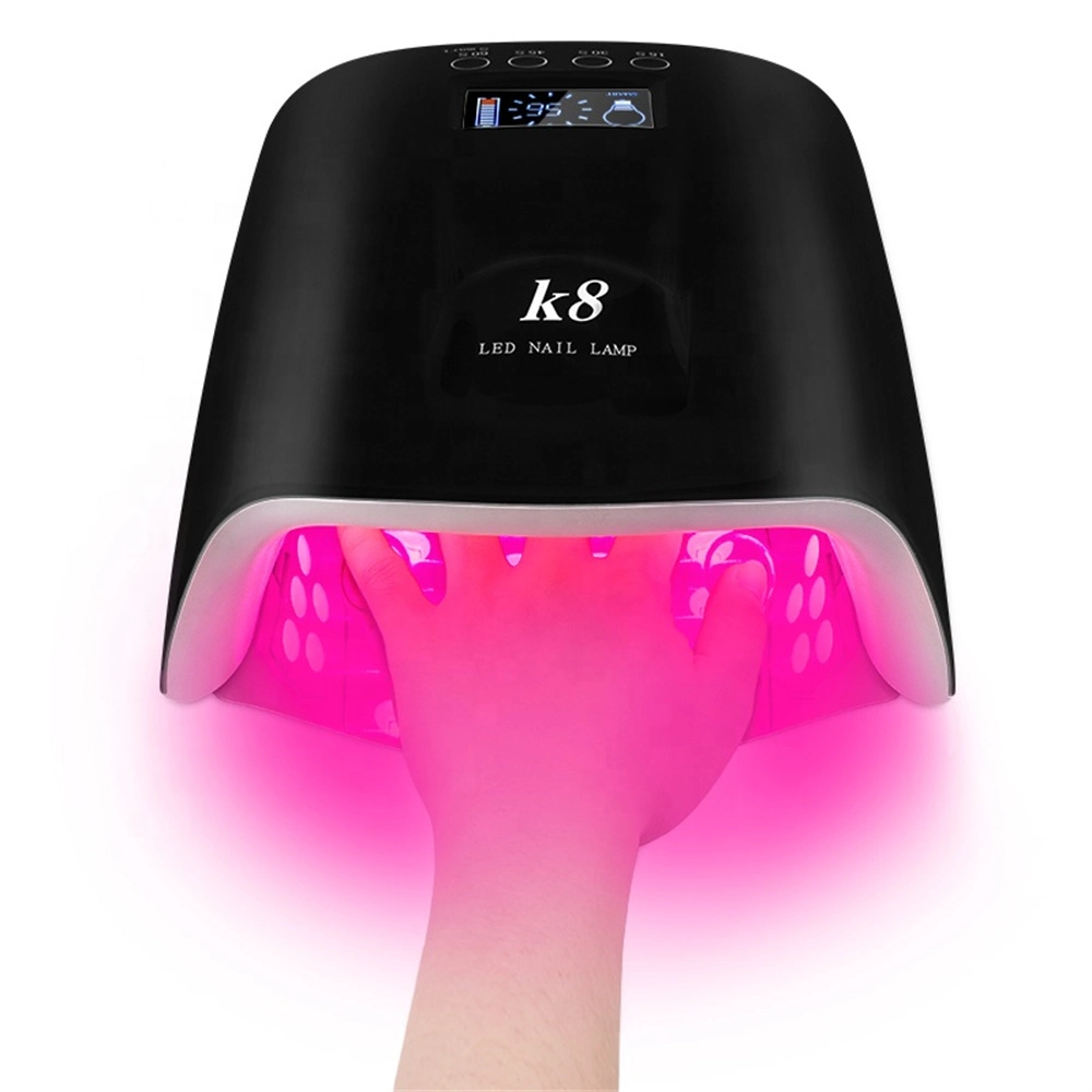 60W lámpara recargable de UV LED Smart Power de secadora de clavos fototerapia Lámpara Gel de uñas Polaco lámpara de hornear lámpara de uñas