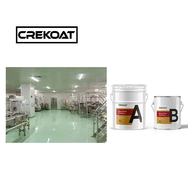 Suave High Solids Solvent sin costuras Industrial Epoxy Suelo de pintura Imprimación Revestimiento epoxi para acero