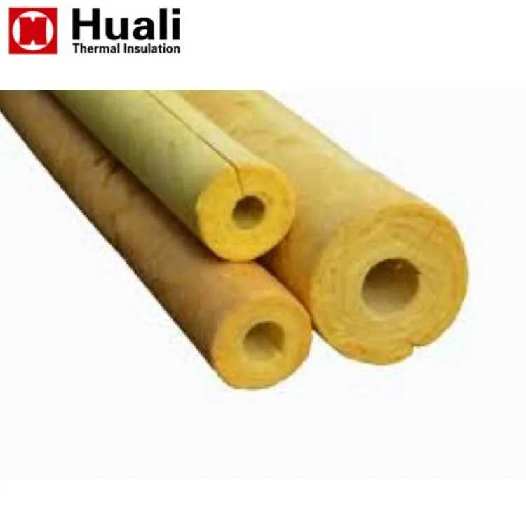Sound Insulation Glass Wool Thermal Insulation Glasswool Pipe Insulation Glass Wool Pipe Foil Cover