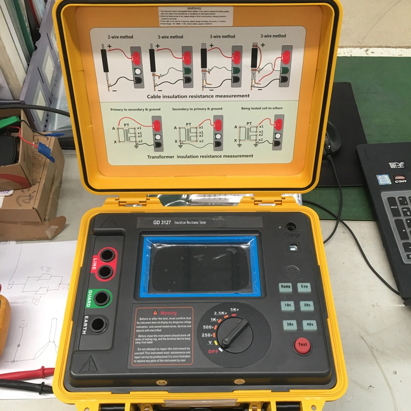 GD3127 HVHipot 5kV Insulation Resistance Tester With Factory Price