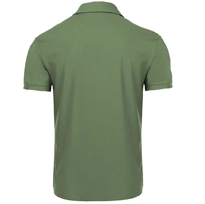 100% coton design Polo shirt unisexe OEM, Vierge Sport Mettre en place d'impression personnalisée Logo