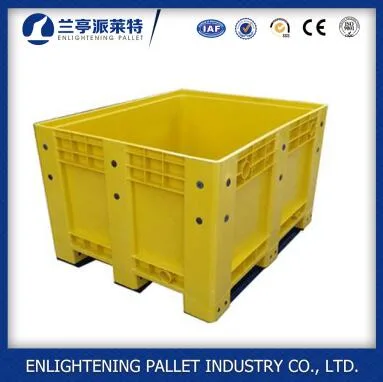 1200*1000*760mm Plastic Pallet Box Colorful with Lid Wheel