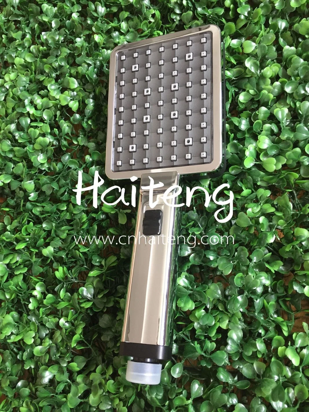 Square Handheld Shower with Mirror Finishing on The Back