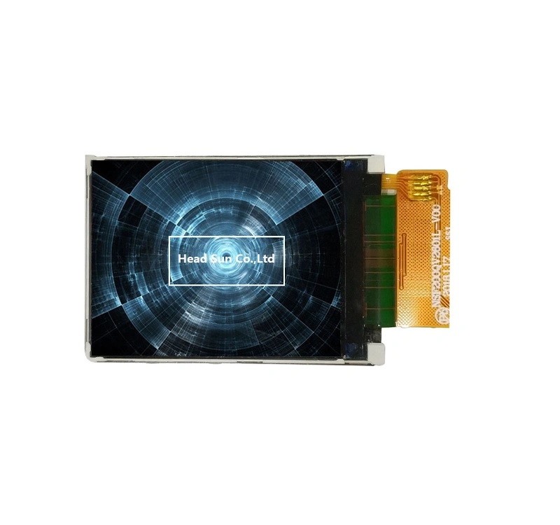 Rectangle VGA 2,4 pouces écran LCD adapté pour télémètre infrarouge module, l'Infrarouge caméra à imagerie thermique, de la température de mesure, de mesure du bruit