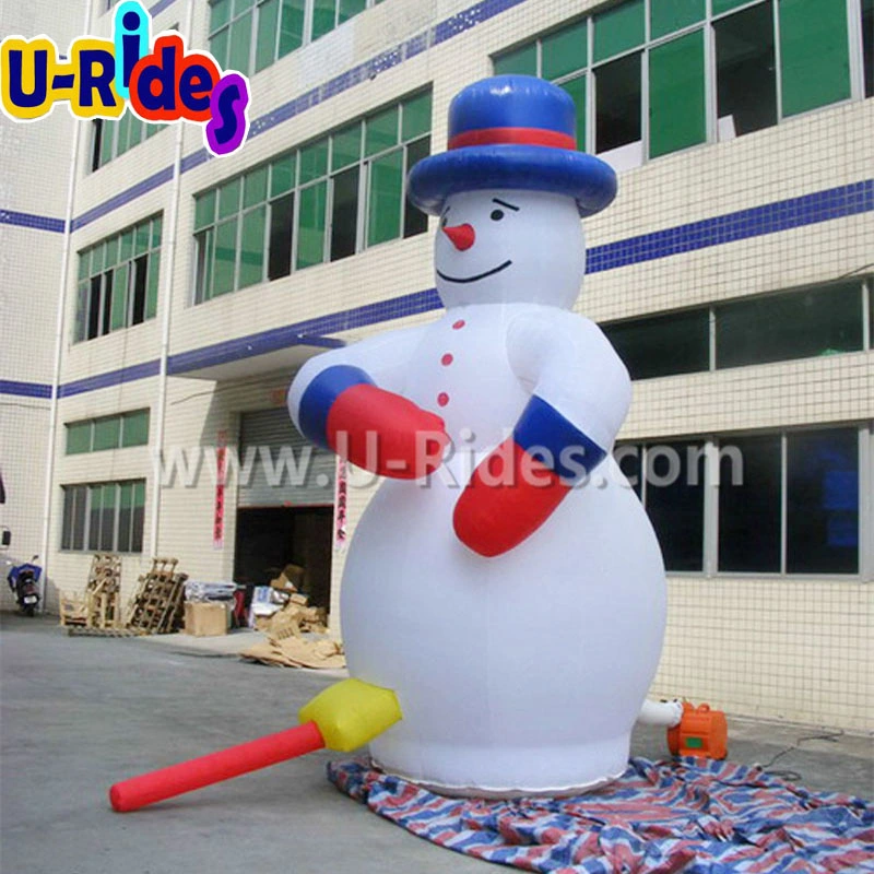 Decoração de Natal boneco de neve insufláveis cartoon para publicidade