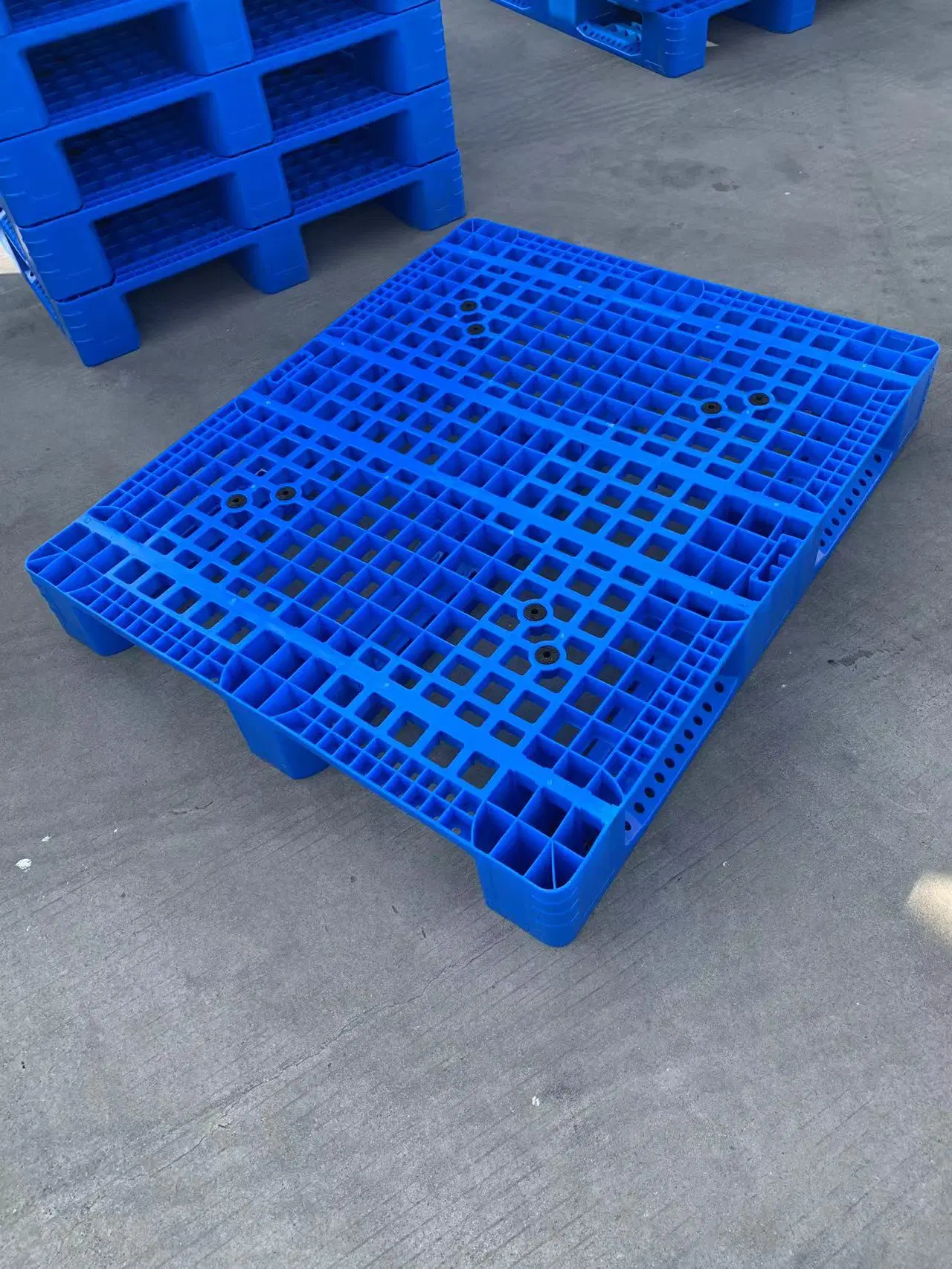 Plastic Pallet Blue 100%HDPE Industrial Accept OEM