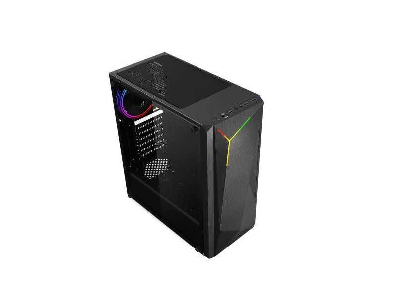 New Design with RGB Fans ATX Computer Cabinet Gaming PC Case