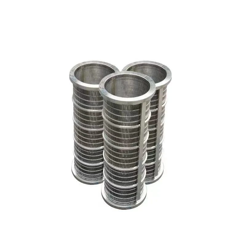 Stainless Steel Johnson Wedge Wire Screen Pipe Water Well Screen