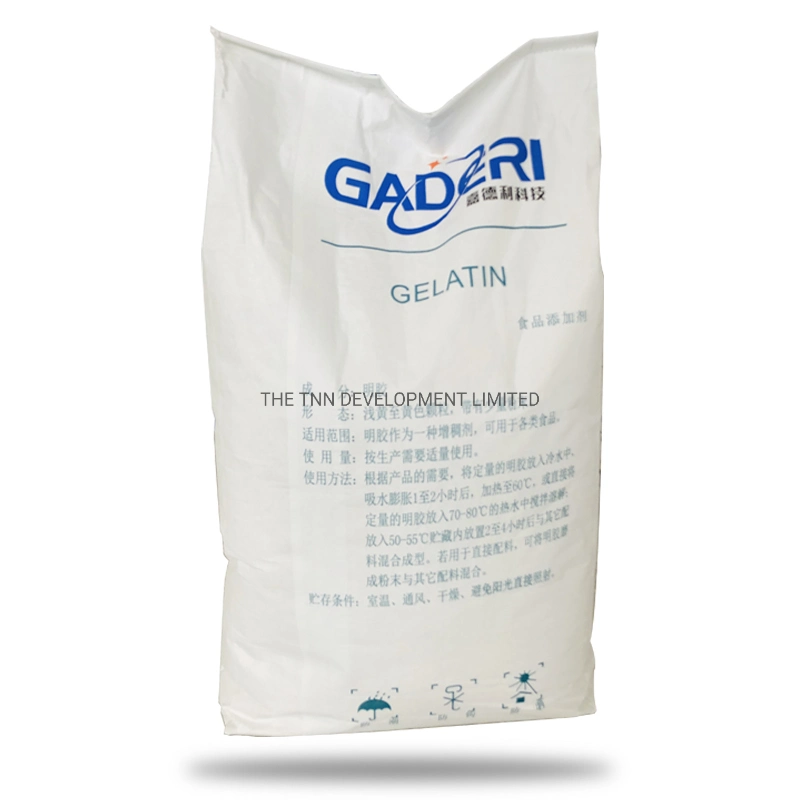 إضافات الطعام CAS 9000-70-8 جلد بوفين جيلاتين لحم خنزير بون جيلاتين