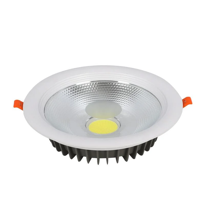 Recessed Ceiling LED Light Aluminum Dimmable COB Panel Downlight with Isolated Driver