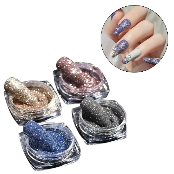 Kolortek Sparkling Nail Gel Polish Manicure Flash Pigment Powder