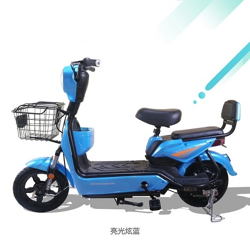 China Cheapest Lead Acid 2 Wheels Electric E Bike Scooter Bicycle 350 W for Family Use