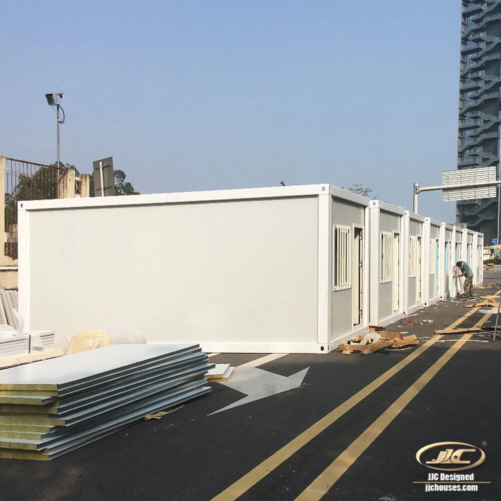 Commercial Portable Steel Structure Prefab House Container, Multi Storey Prefab Office Litter Pre Fab House Container Building