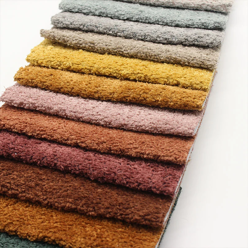 Popular Soft Chenille Jacquard Polyester Cotton Fabric Home Textile for Sofa Chair Furniture