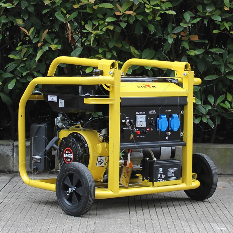 Bison 2.5kw Portable Gasoline Generator Set with Wheels