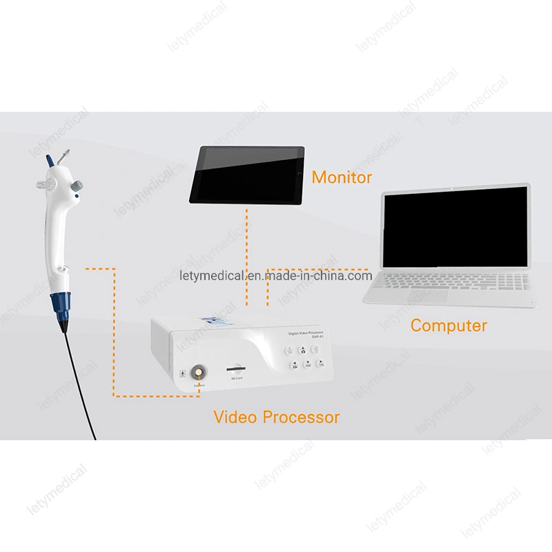 Fabrik Preis Flexible Vet Endoskopie für Tier Haustier Klinik 3,2mm Mit Working Channel 1,2mm