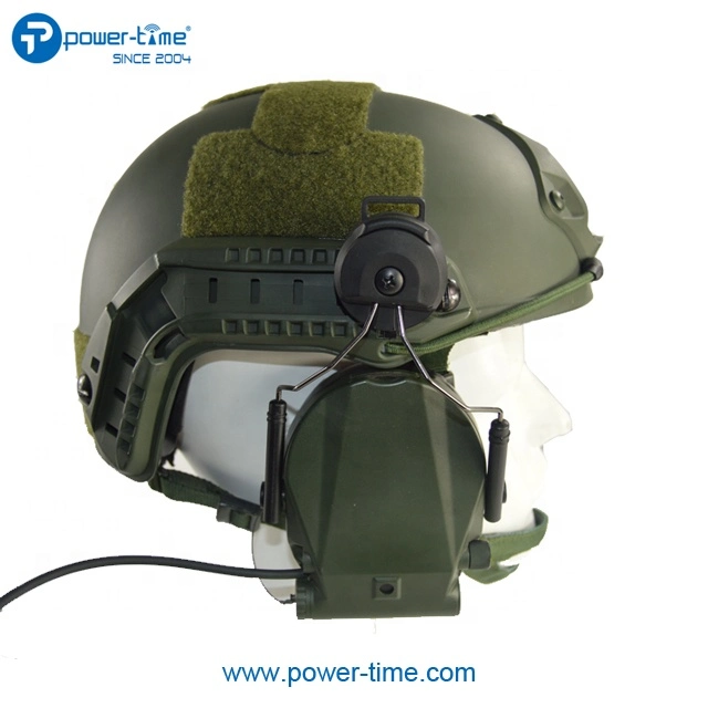 Casque de défense à casque SNR 28 dB avec montage sur casque