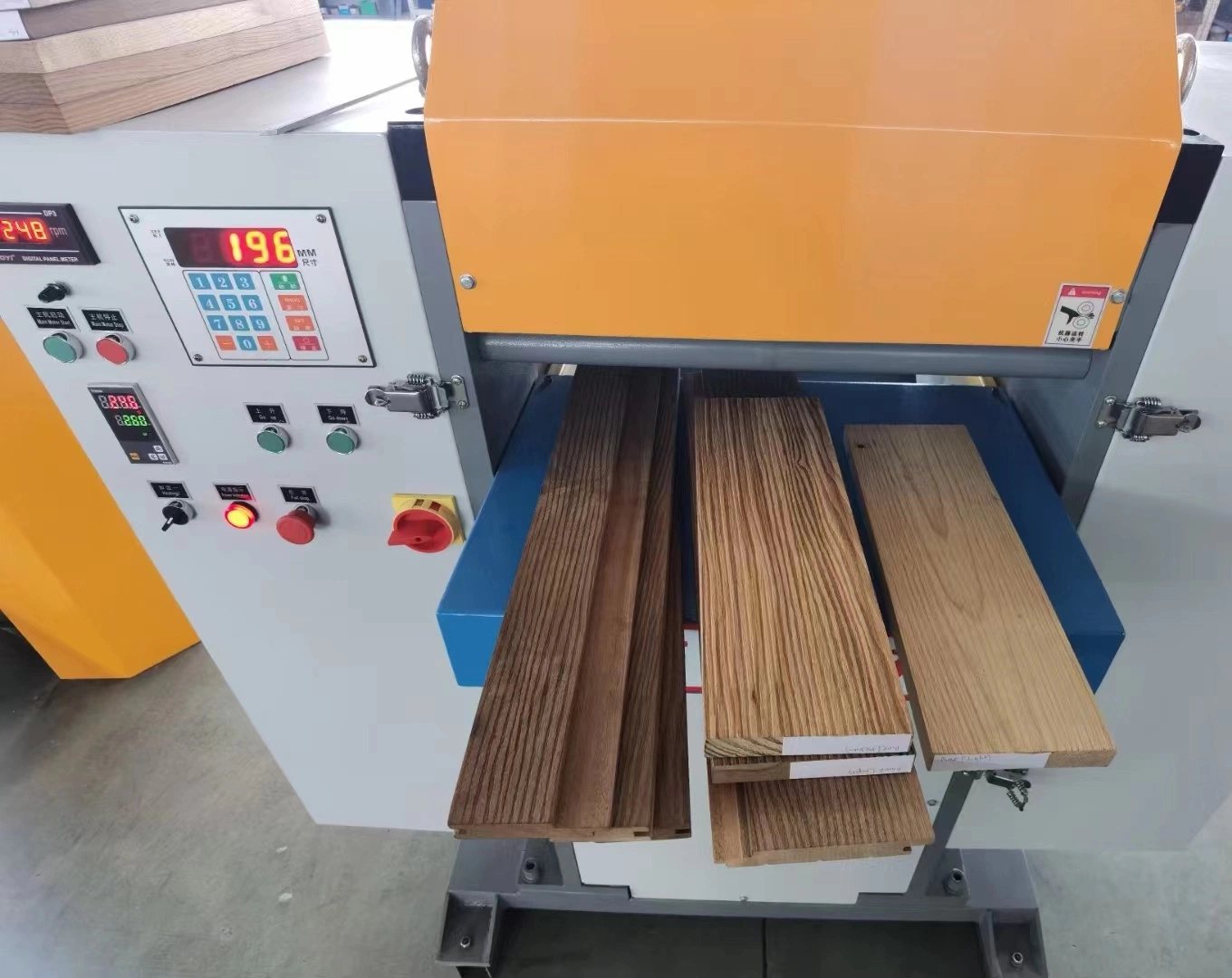 High Efficiency WPC Wood Plastic Profile Embossing Machine