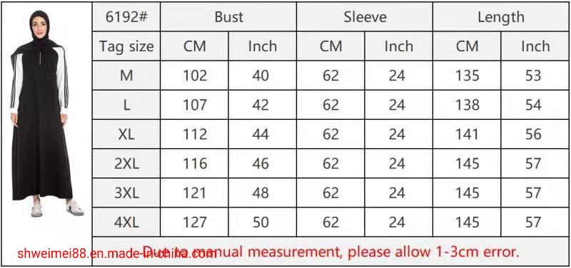 Turkish Muslim Islamic Hijab Dresses Women Winter Clothing Manufacturer Sportswear