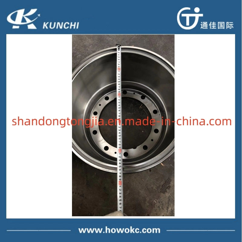 HOWO (A7) /Chenglong Chassis Parts Brake Drum, Wg9231342006 (WG9231453016, JY35STR-02075) , Sinotruk/HOWO/Shacman /FAW/Foton/Dongfeng Spare Parts