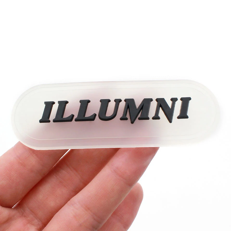 OEM Design Transparent Rubber Label