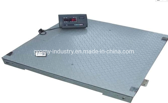 Electronic Double Desk Platform Weighing Floor Scale 10 Ton