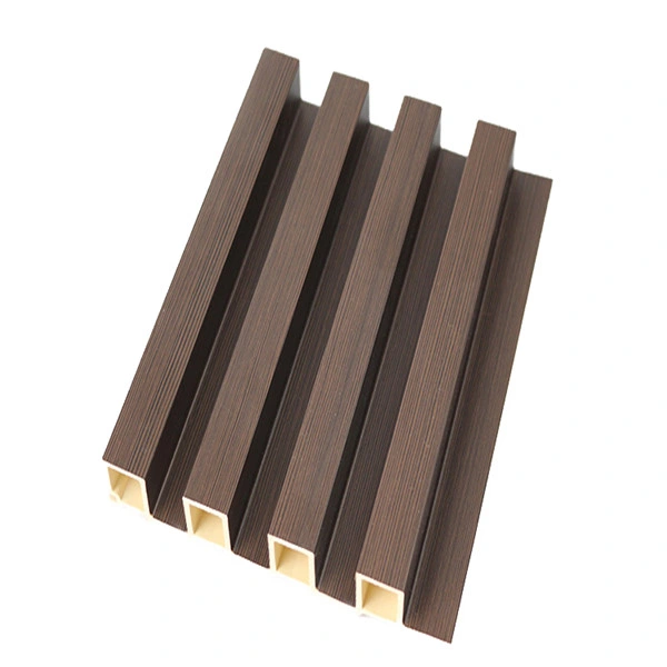 PVC WPC مخفف الجدار الديكور الداخلي Eco Wood WPC لوحة الحائط Claddding WPC Wall Panel