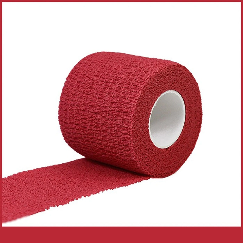 Free Samples & CE FDA Certified Surgical Colourful Self-Adhesive Elastic Cohesive Bandage with Latex Free