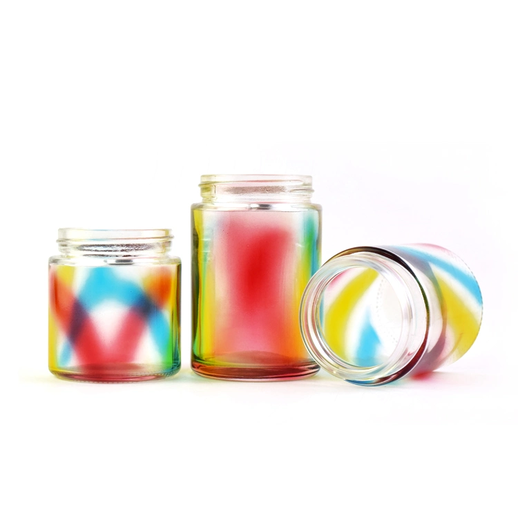 Glass Jar for Packaging Dry Flowers, Child Proof Glass Jar Can Be Painting Any Color