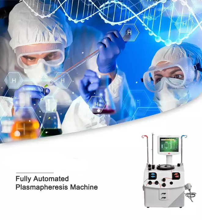 Medical Hospital Platelet Apheresis Machine Blood Analysis Machine Fully Automated Plasmapheresis Machine