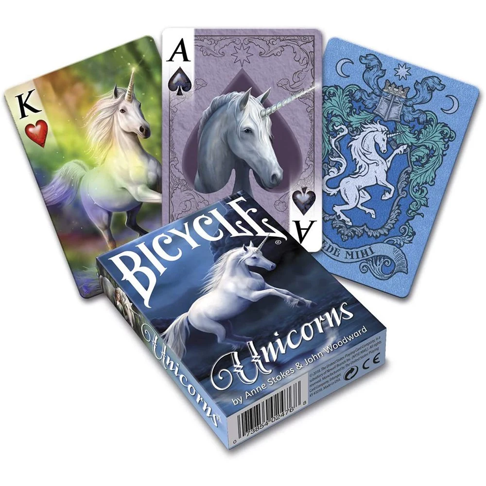 Bicycle Animal Stokes Unicorns Playing Cards