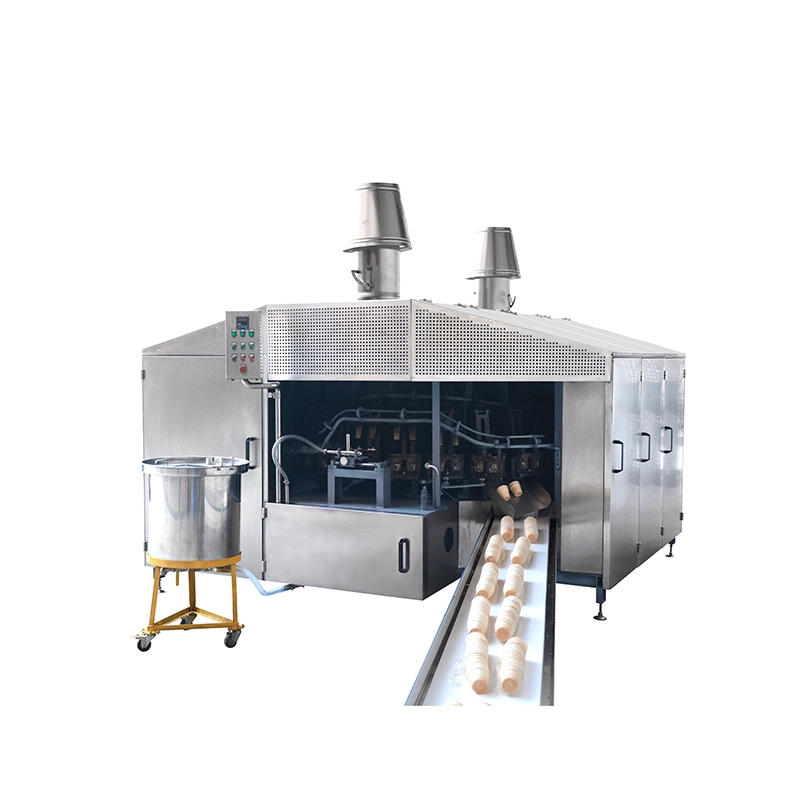 Stainless Steel Roller Sugar Cone Production Line with Touch Screen Panel Xt-28