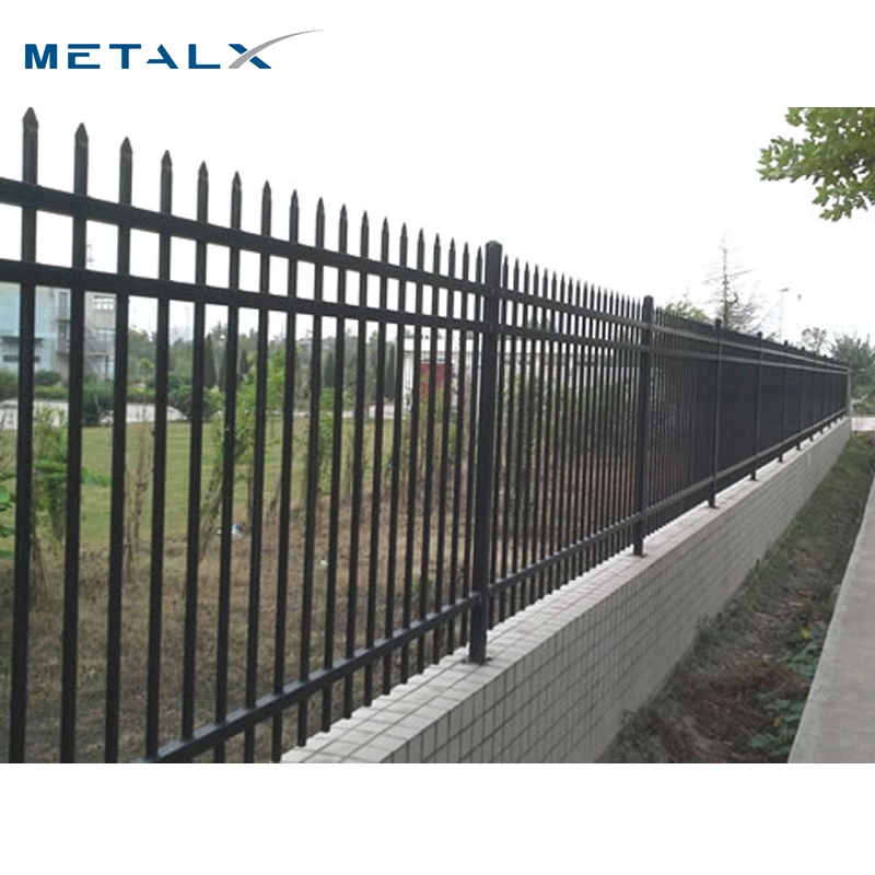 Galvanized and Powder Coated Steel Fence for Sale