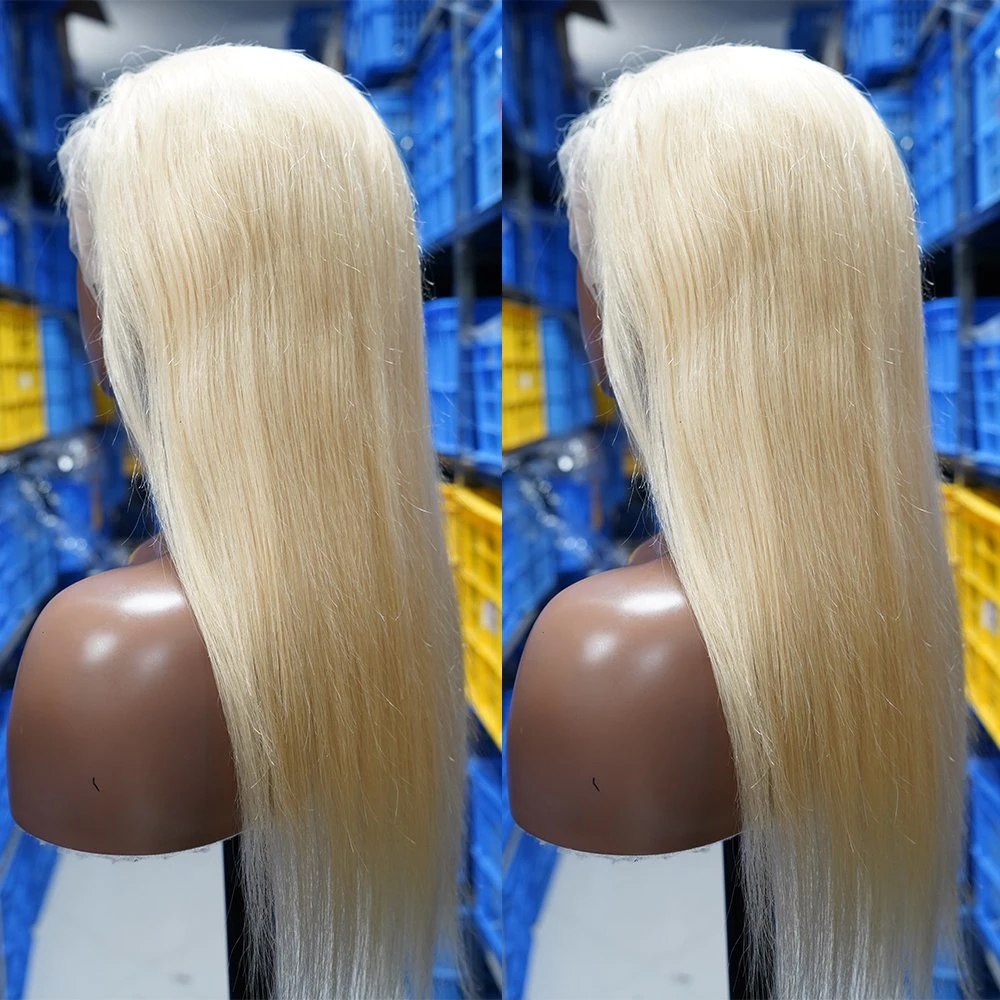 Wxj Longhair Human Hair Wigs 100% Virgin Natural Human Hair Lace Front Blonde Human Hair Wig for Black Women