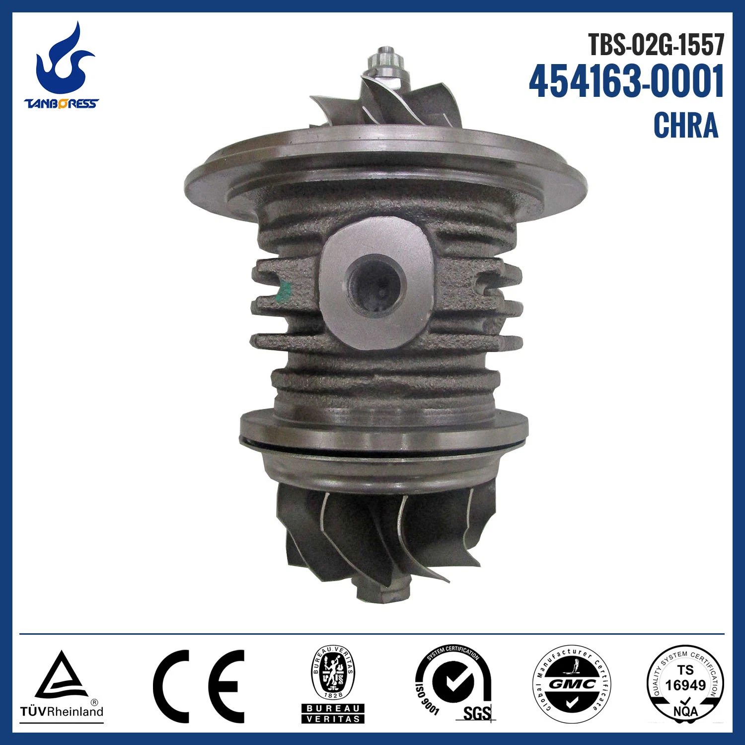 El turbocompresor Chra para New Holland TD90 TA2505 motor 8035.25.228 454163-0001 turbo 454163-1