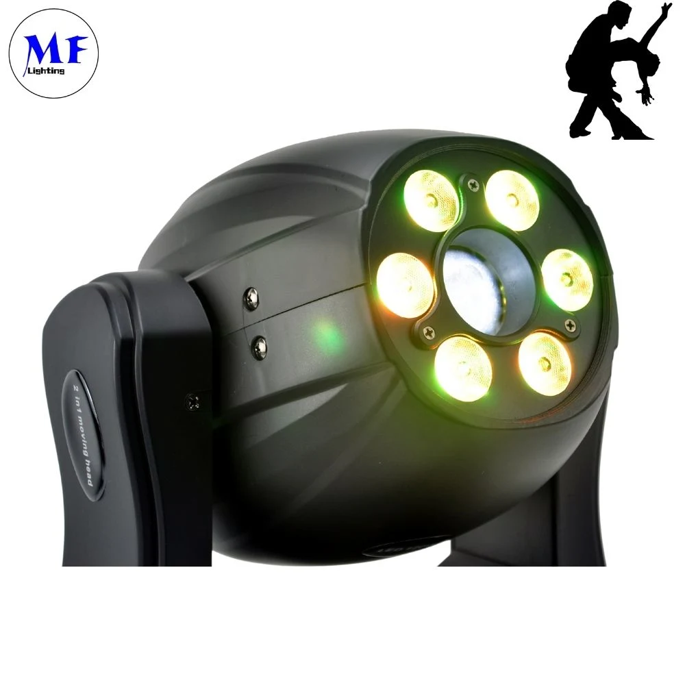 150W DMX512 drehbarer LED Mini Wash beweglicher Spot Lichtstrahl Bühnenbeleuchtung Disco Lichteffekt Moving Spot Licht Zoom Moving Kopfbügelleuchte