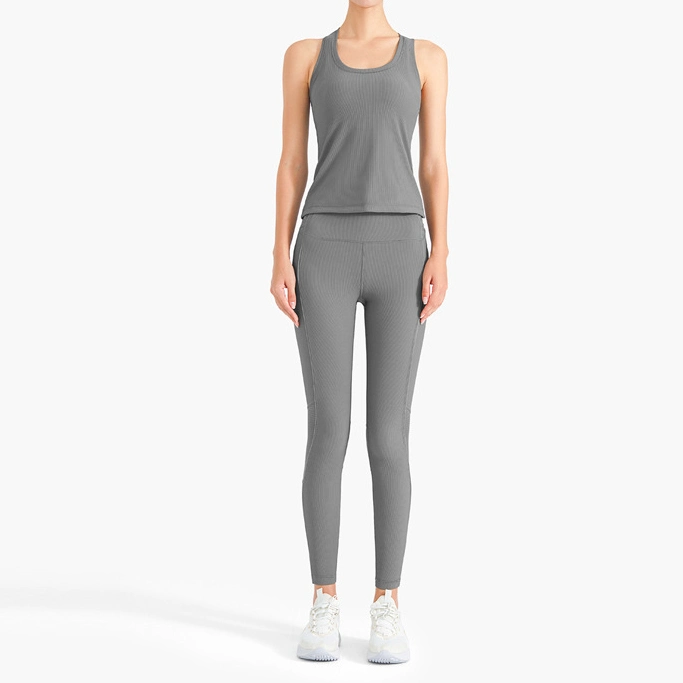 Moda perfecta cómodo traje de Yoga Yoga de la vía de las mujeres Ropa de Entrenamiento de desgaste de desgaste de gimnasia