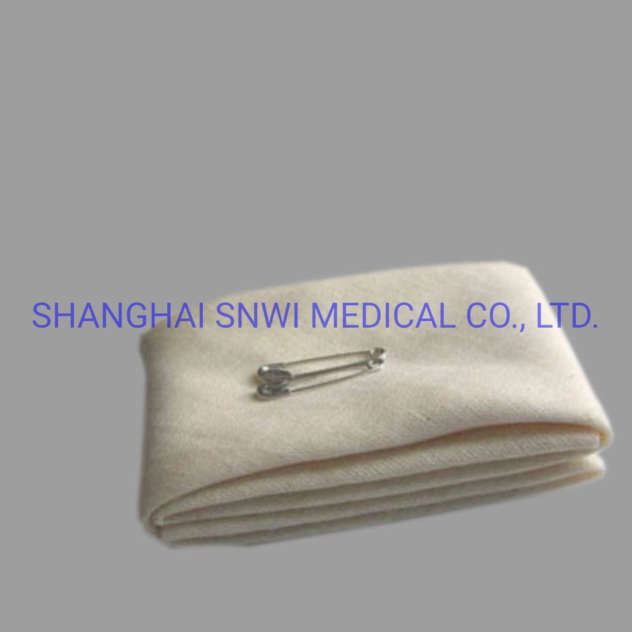 Disposable Medical Cotton Gauze Triangular Bandage with Safety Pins