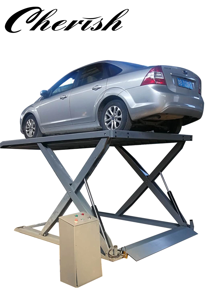 CE Approved Hydraulic 2 Vehicles Car Scissor Stacking Parking Lift