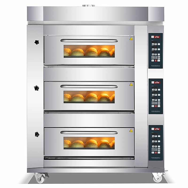 Professional Manufacturer of Commercial Baking Machine 1 2 3 Deck Bakery Equipment Pizza Oven Food Machinery Baking Oven