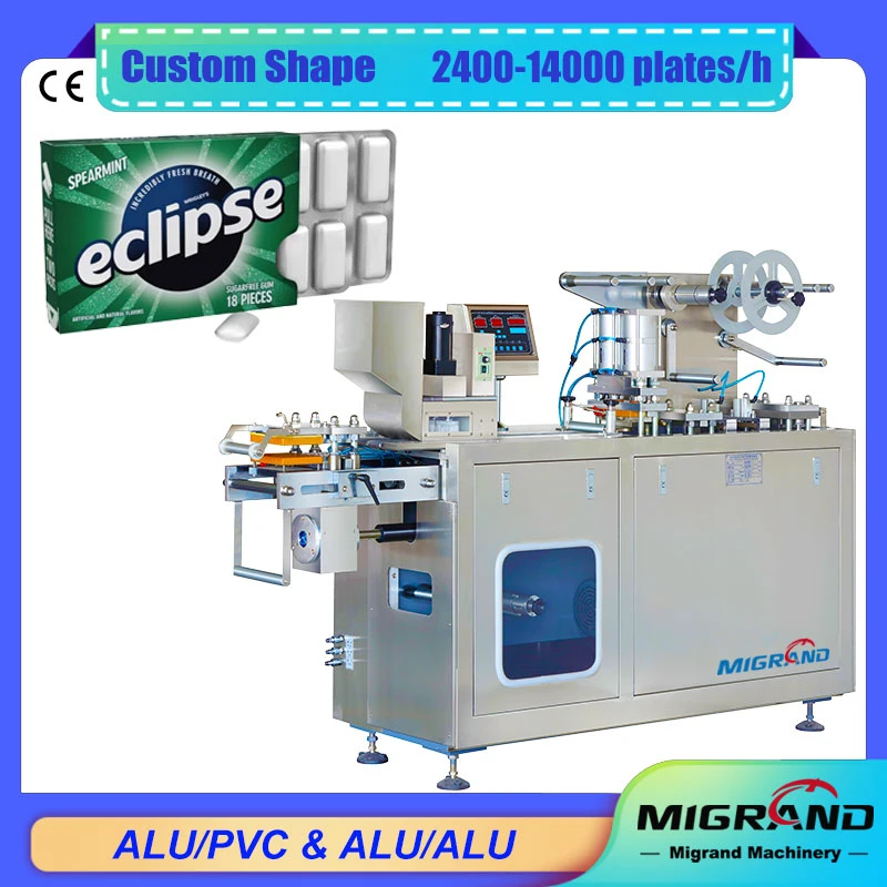 Dpp-150 High Speed Flat Plate Softgel Packing Machine Blister Pack Automatic Tablet Blister Packing Sealing Machine