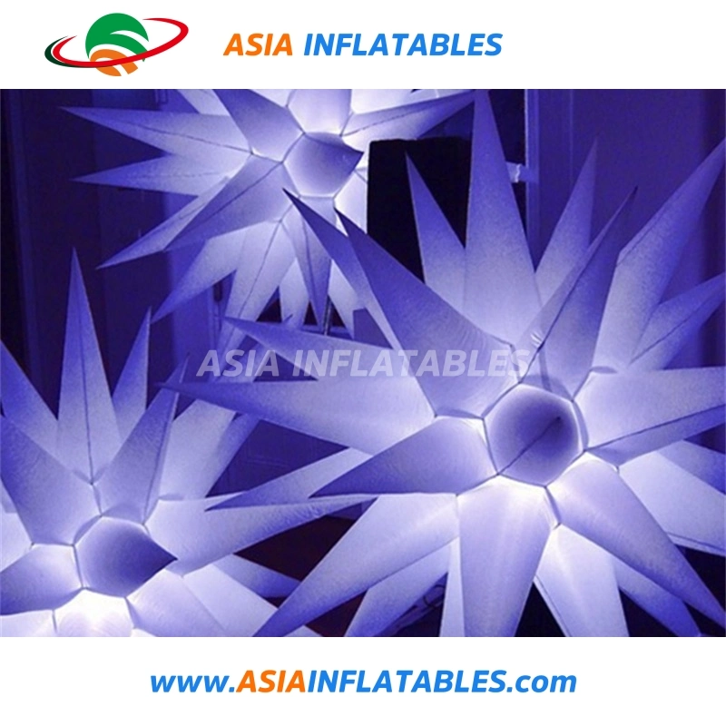 Lighting Inflatable Star New Design Inflatable Star LED Light Night Club Ceiling Inflatable Star Light