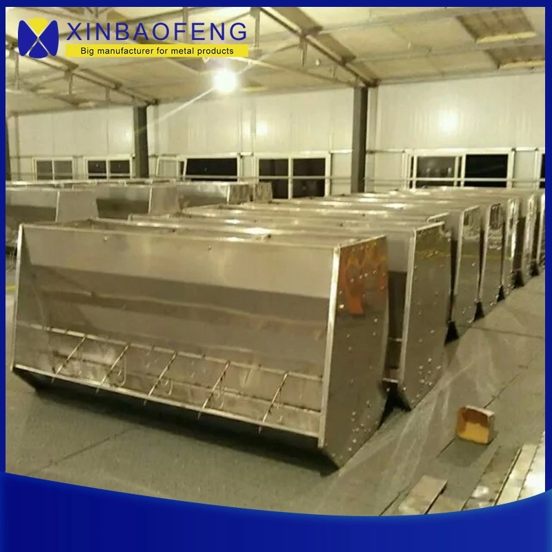 Double/ Single Side Automatic S. S 201 304 Pig Feeder Trough for Fattening Pig