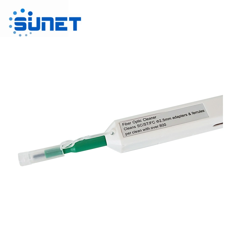 One Click Fiber Connector Cleaning Pen Sc/FC/St/LC Fiber Optic Cleaner Pen