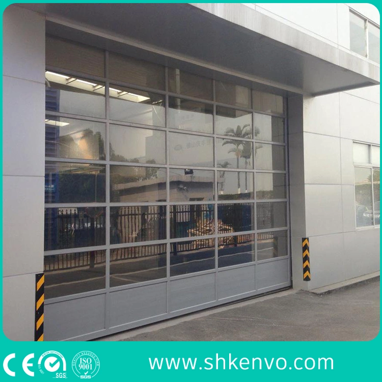 Electric Glass Roll up Sectional Door for Car Showroom