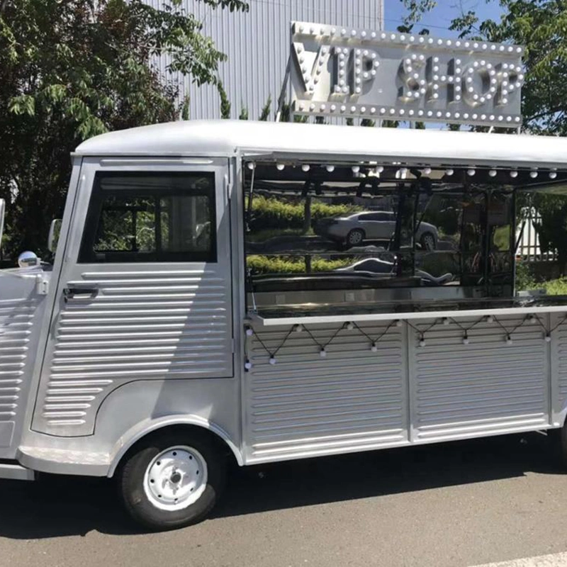 Street Classic usado Snack Mini Mobile Food Truck Carro de Café Coche con máquina expendedora