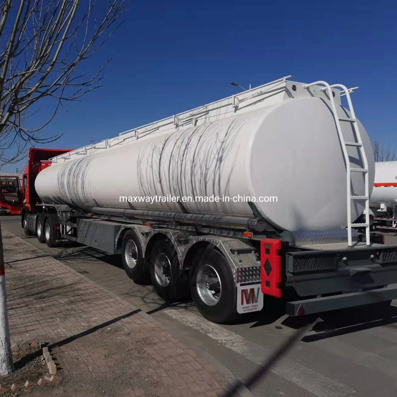 Aluminum Fuel Tanker Trailer 45000L 48000L 50000L Diesel Tanker Semi Trailer