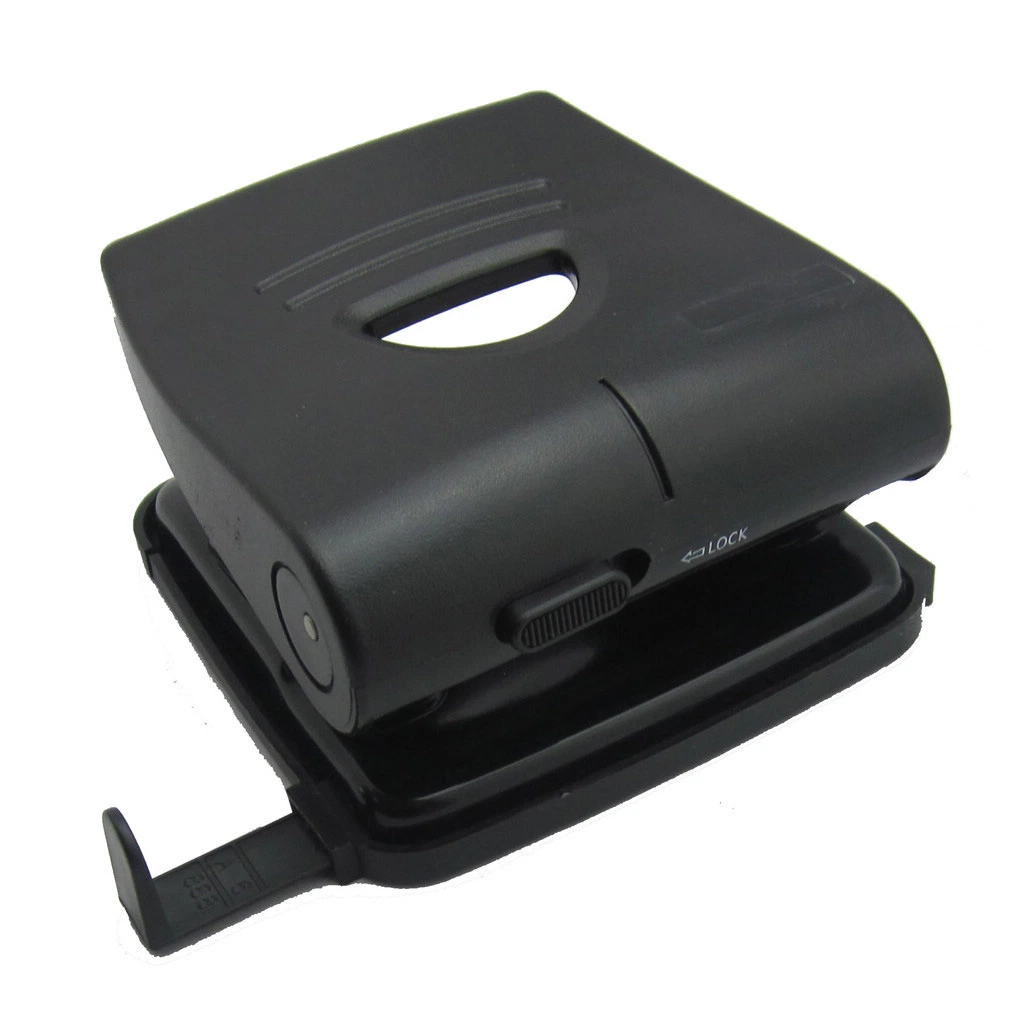 Quality Plastic 30 Sheets 2 Holes Paper Punch for Office