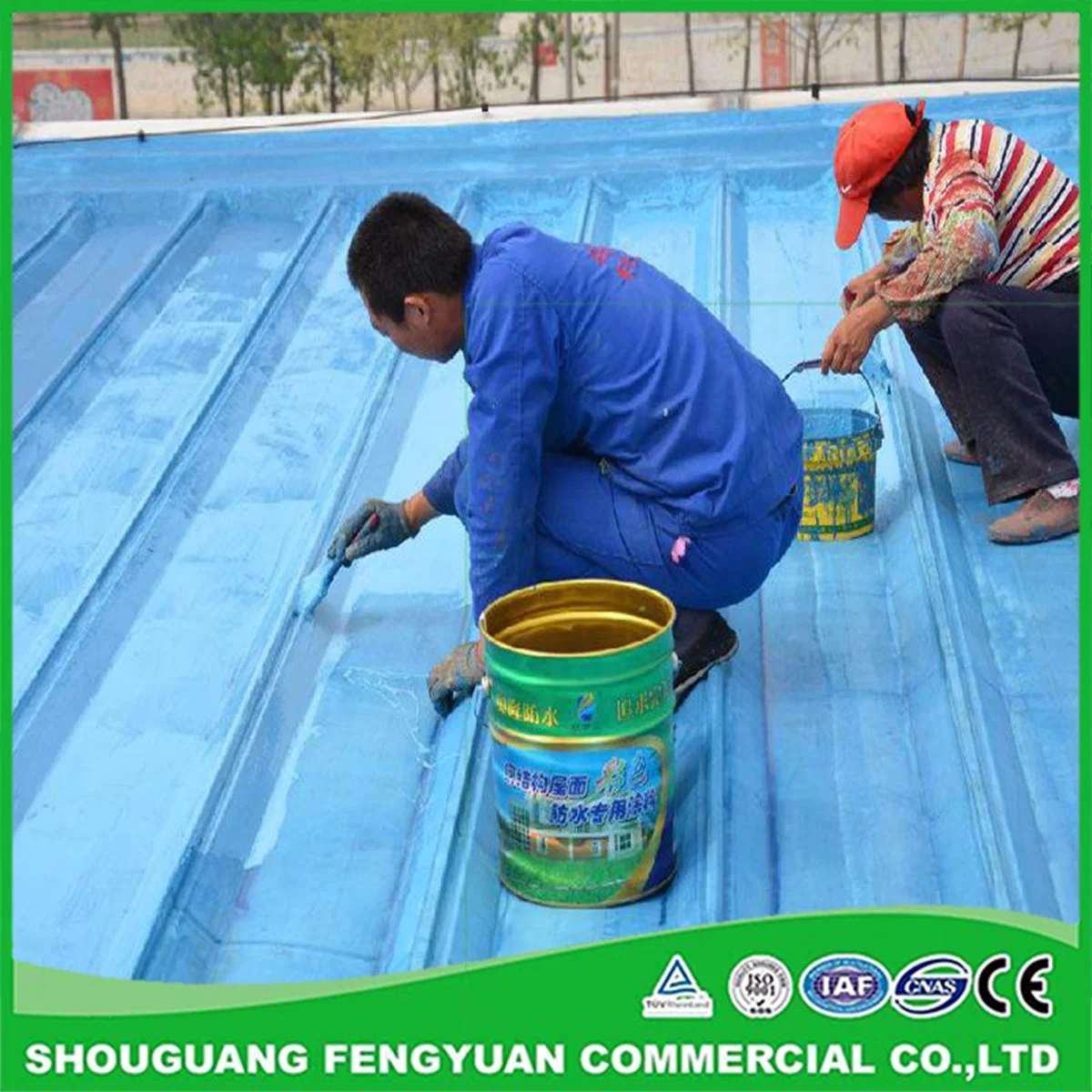 Zinc Metal Roof Used Waterproof Coating for Anti Corrossion, Anti Water